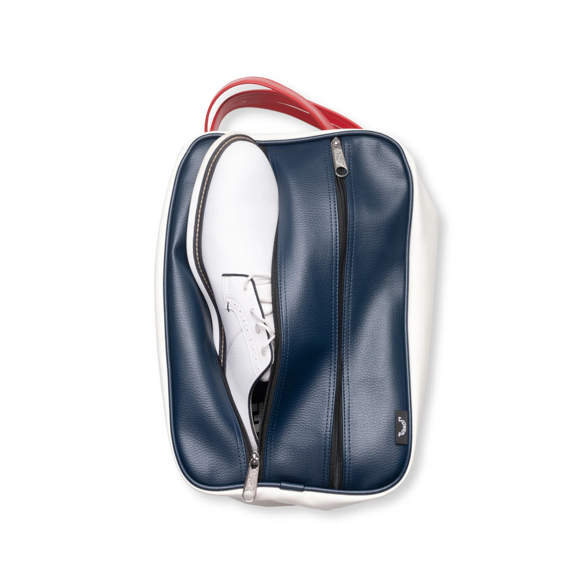 Classic Shoe Bag - Navy/Red/White - Image 5