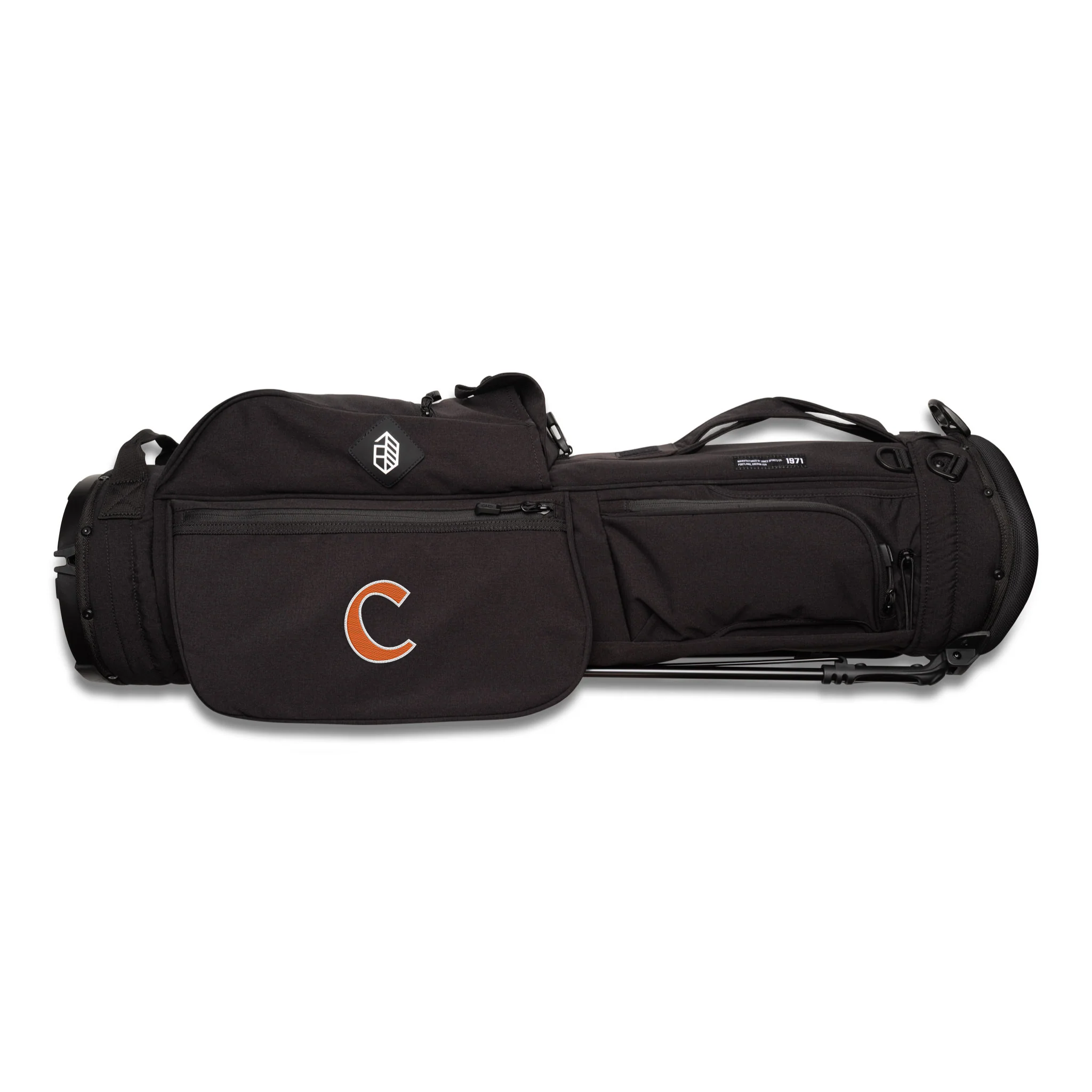 Clemson Rover Stand Bag - Black - Image 8