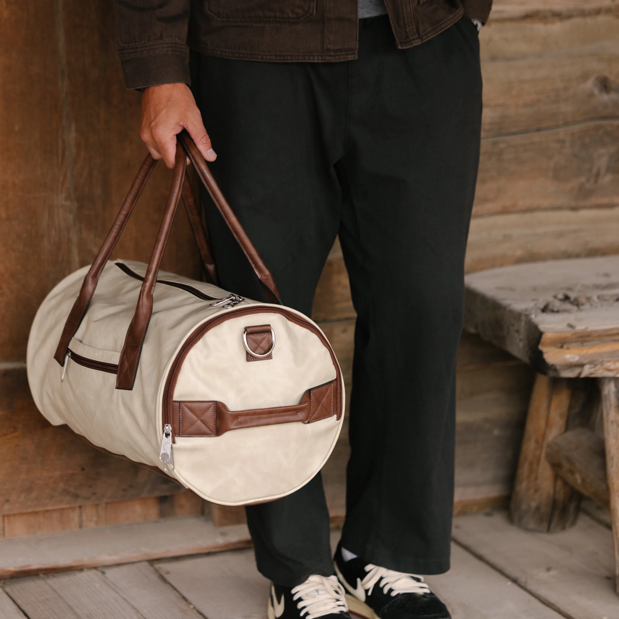 Clubhouse Duffle - Ecru/Kodiak - Image 6
