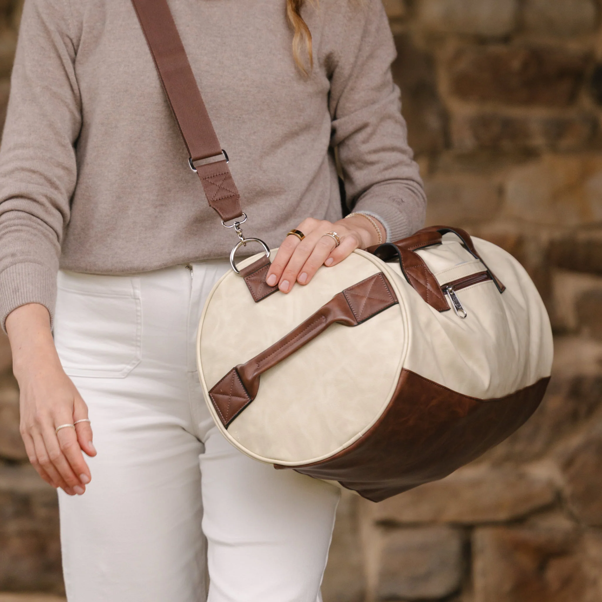 Clubhouse Duffle - Ecru/Kodiak - Image 7