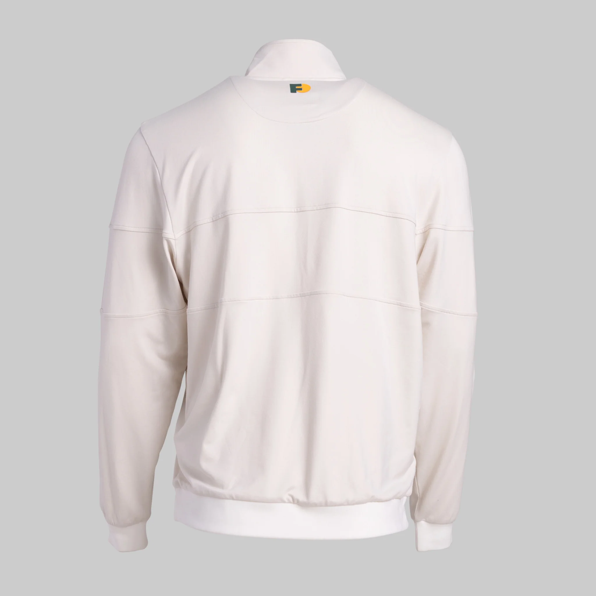French terry Quarter Zip - Bone White - Image 4