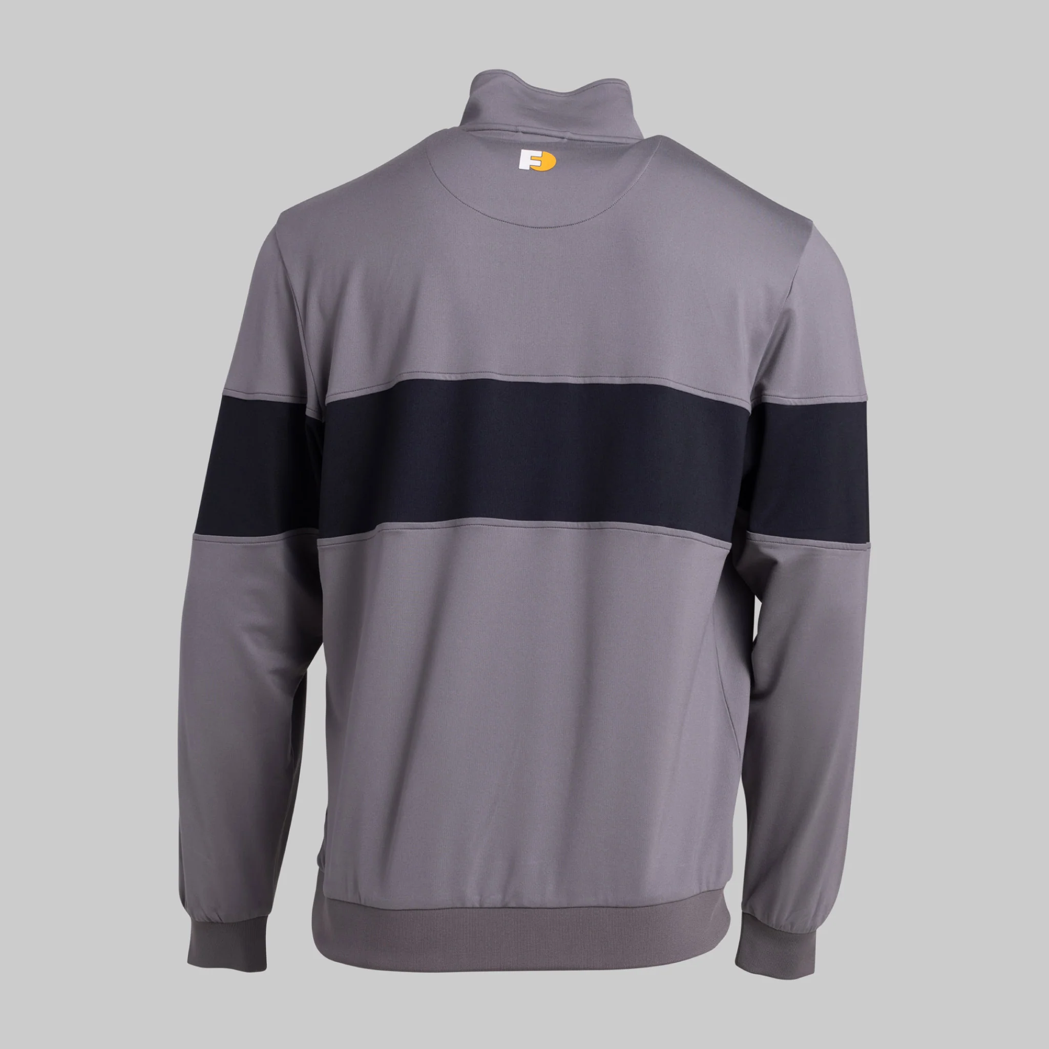French Terry Quarter Zip - Brushed Nickel/Jet Black - Image 4