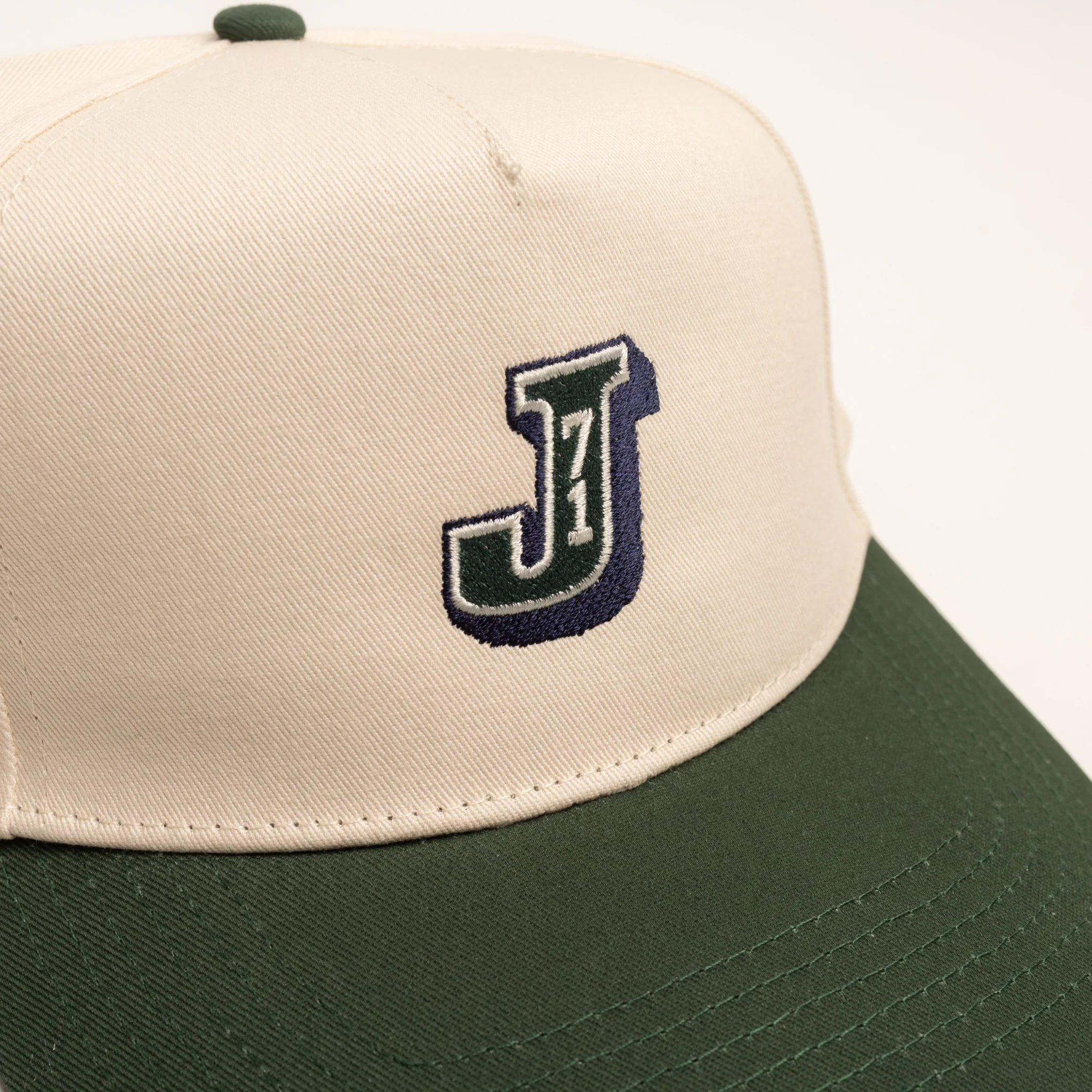 Legacy Snapback Block J '71 - Natural/Green - Image 2