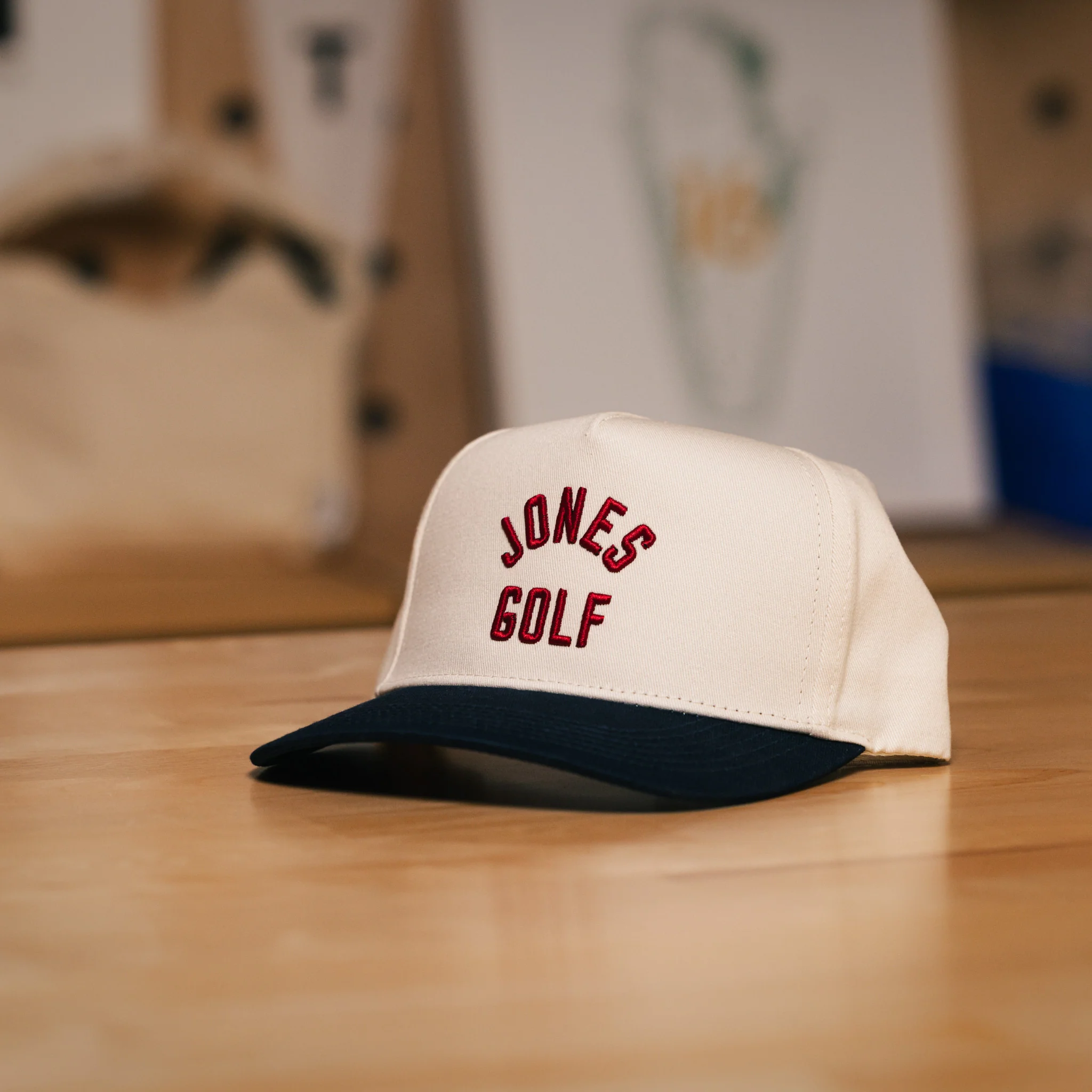 Legacy Snapback Jones Golf - Natural/Navy - Image 3