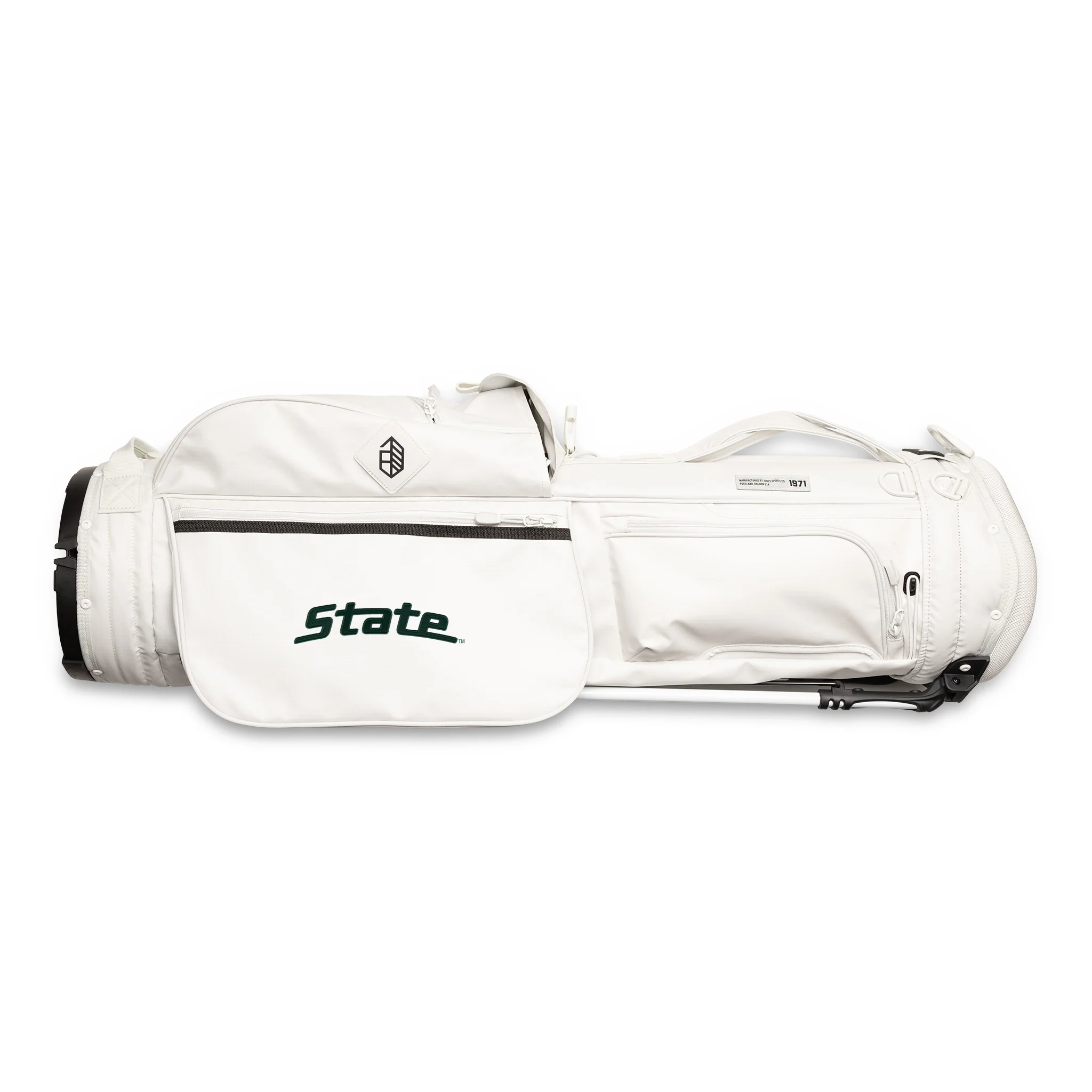 Michigan St. Rover Stand Bag - Bone - Image 10