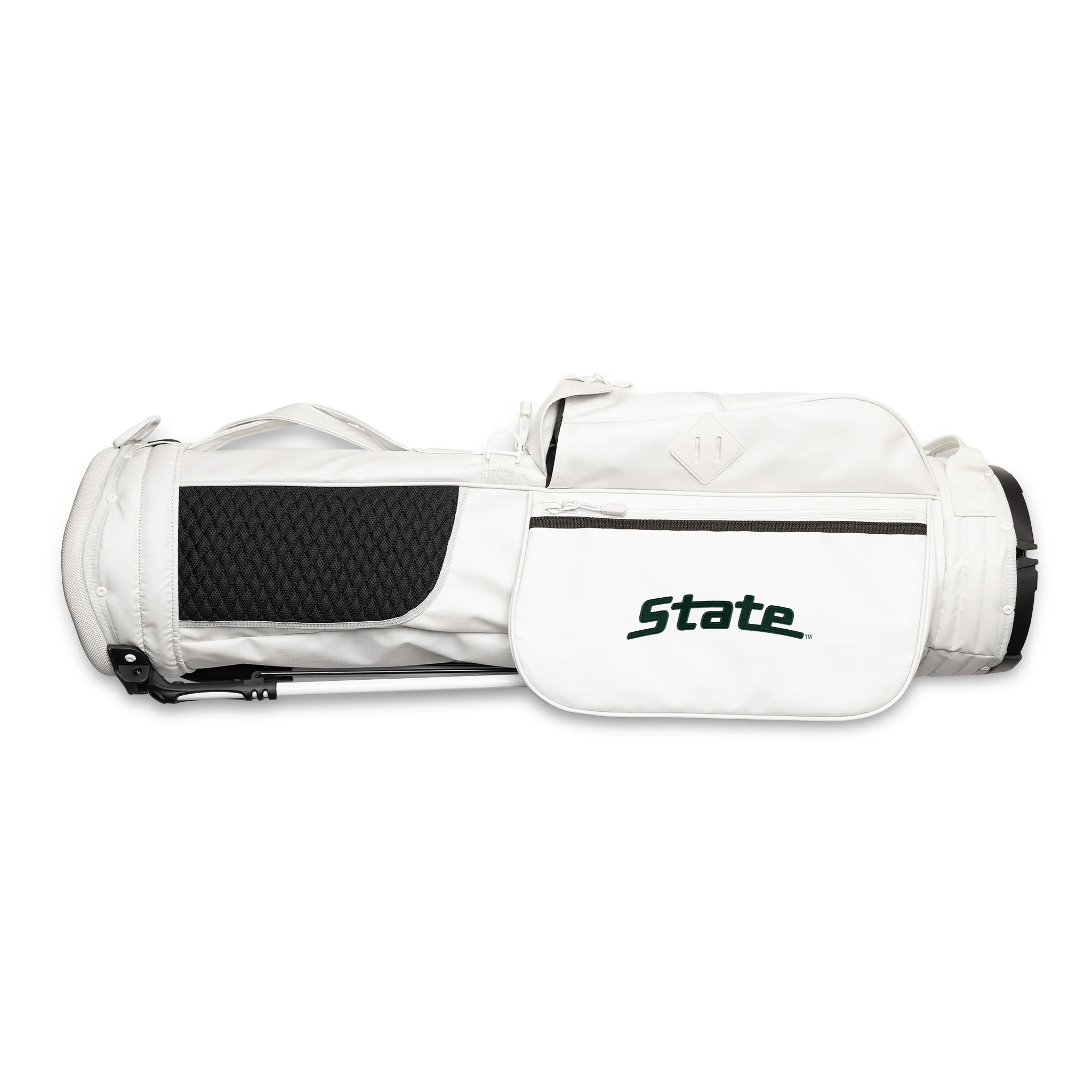 Michigan St. Rover Stand Bag - Bone - Image 13