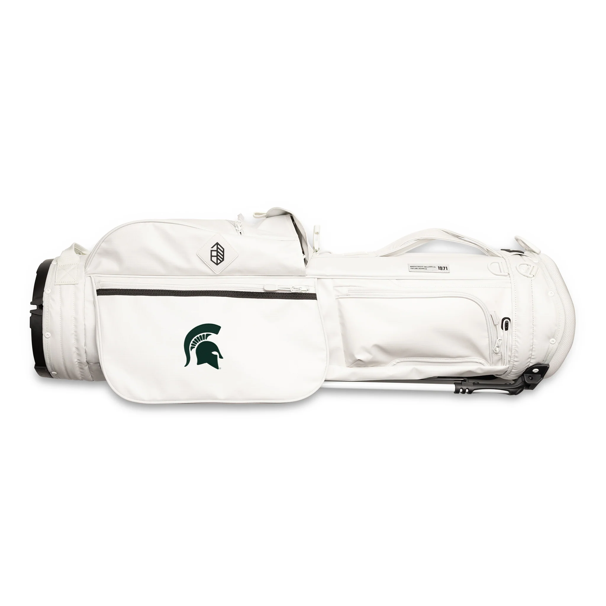 Michigan St. Rover Stand Bag - Bone - Image 7