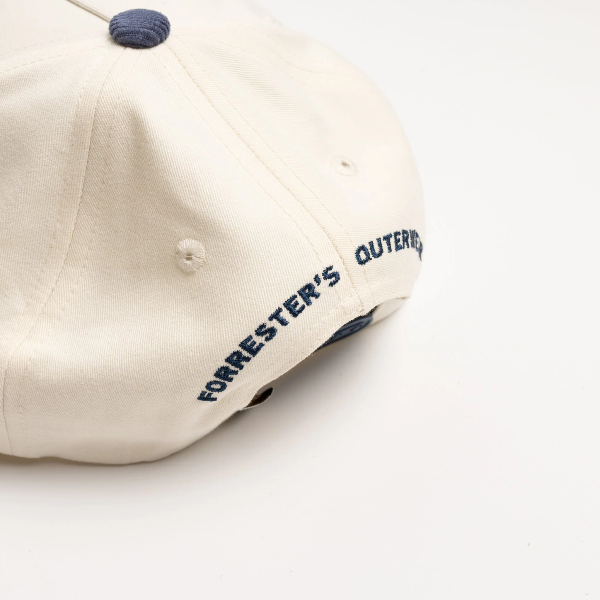Monotype F Snapback - Bone White/Dutch Blue - Image 3