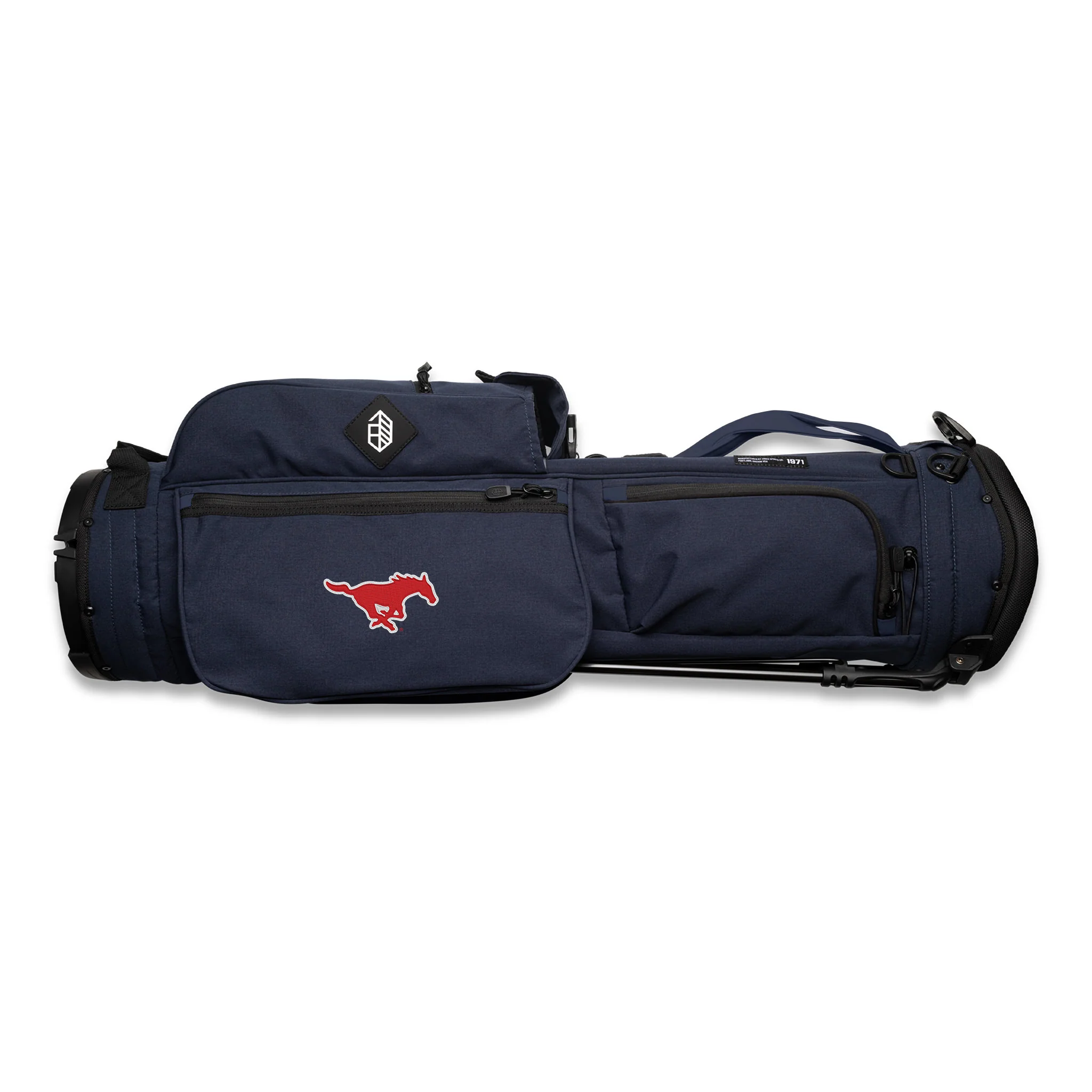 SMU Rover Stand Bag - Navy - Image 3