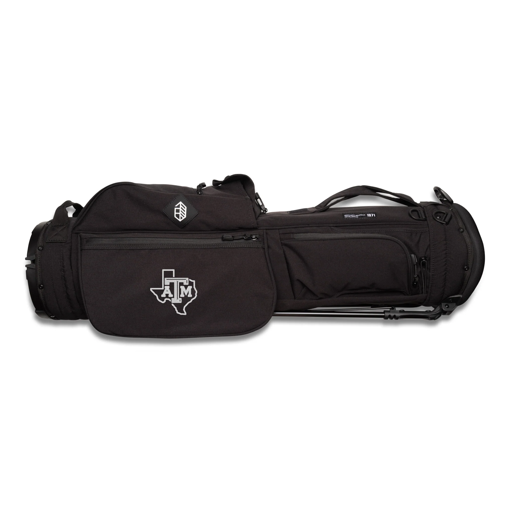 Texas A&M Rover Stand Bag - Black - Image 4
